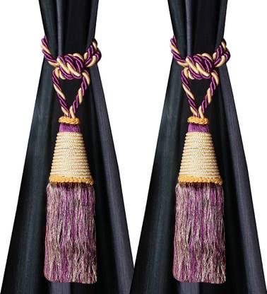 KUBER INDUSTRIES Purple Tassels