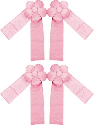KUBER INDUSTRIES Pink Tassels Metal