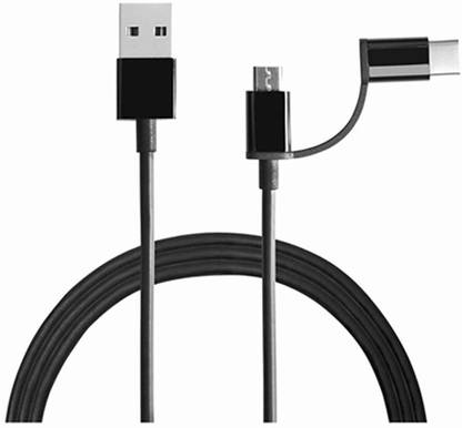 Mi Micro USB Cable 1 m 2-in-1 USB Cable (Micro USB to Type-C)