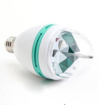 waxtron WAXTRON LED ROTATING BULB IN MULTI-COLOR-1 PC Single Disco Ball