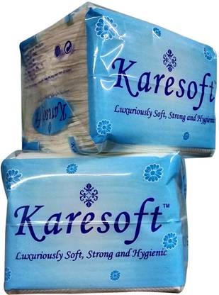 KARESOFT LUXURIOUSLY SOFT STRONG AND HYGIENIC (200 TISSUE) 30CMX30CM