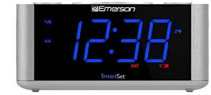 Emerson CKS1708 Smart Set Radio Alarm Clock FM Radio