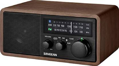 Sangean WR-16BK Professional Table Top Radio + AM/FM/NFC Bluetooth 4.1 N FM Radio