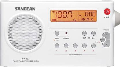 Sangean America Sangean PR-D7 AM/FM Digital Rechargeable Portable Radio FM Radio