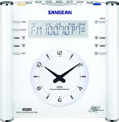 Sangean RCR-3 RCR-3 AM/FM Atomic Digital/Analog Clock Radio FM Radio