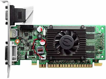 EVGA ASINB0049MPQA4 DDR3 1 GB NVIDIA Chipset 64 bit 520 MHz Graphics Card
