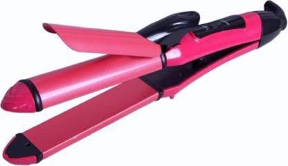 AR Collection 2 in 1 2020 hair straightener and Curler Hair Straightener, pink IN-2009 hair straightener Hair Straightener (Pink) Hair Curler