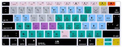 Saco Hot Key Function Shortcut Silicone Keyboard Cover Skin Avid Pro Tools Laptop Keyboard Skin