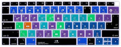 Saco Hot Key Function Shortcut Silicone Keyboard Cover Skin Final Cut Pro X Laptop Keyboard Skin
