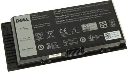DELL Precision l Battery M4600 M6600 FV993, PG6RC, R7PND 9 Cell Laptop Battery