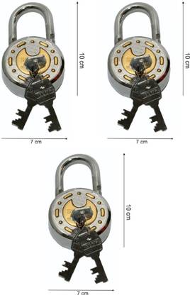 SATYAM Sat Active 65MM HQ Lock Padlock