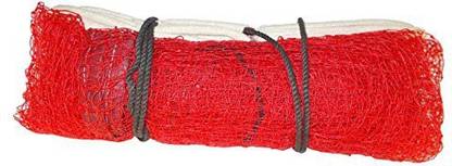 Alvi Professional Tournament Babminton Net Best Quality in Nylon (Red) Badminton Net