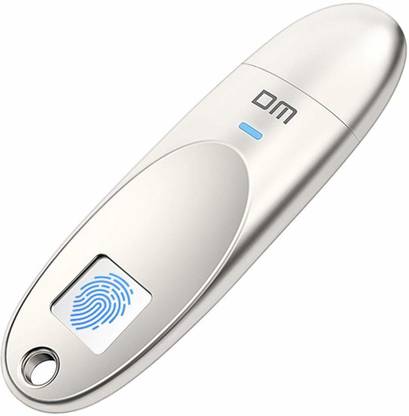 DM PD062 High-Speed USB3.0 Recognition Fingerprint Encrypted 32GB Fingerprint PenDrive Security Memory USB 3.0 Disk 32 GB Pen Drive Compatible with Laptop, Tablet, Desktop Computer, Netbook USB 3.0 Metal Case