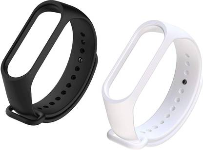 HOCK Sports Soft Silicone Durable TPU Wristband Lightweight Strap For (Watch Not Included) Smart Band Strap- Combo 2_ Pack Smart Band Strap