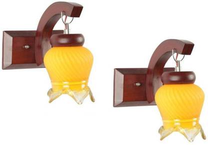 R S TRADERS LIGHTINGS Wallchiere Wall Lamp Without Bulb