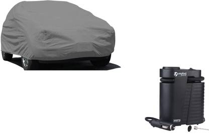Enew Zen Car Body Cover, Tyre Inflator, Car Body cover For Zen, Tyre Inflator, Zen Car Body Cover, Tyre Inflator Combo