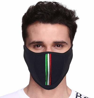 Hind Home Black Bike Face Mask for Men & Women