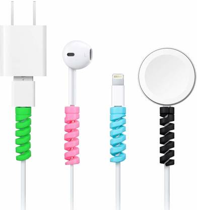 MKDP STORE 8 Pieces Cable Protector for iPhone, Android Mobile Cables, Earphones Cable Protector Cable Protector