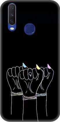 Smutty Back Cover for Vivo Y17, Vivo 1902 - Together Print