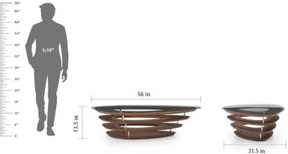 RoyalOak Mary Engineered Wood Coffee Table