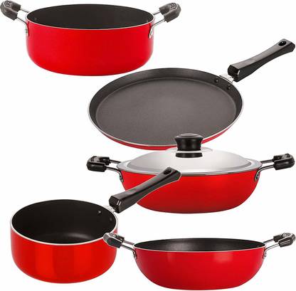 NIRLON cookware_set Non-Stick Coated Cookware Set