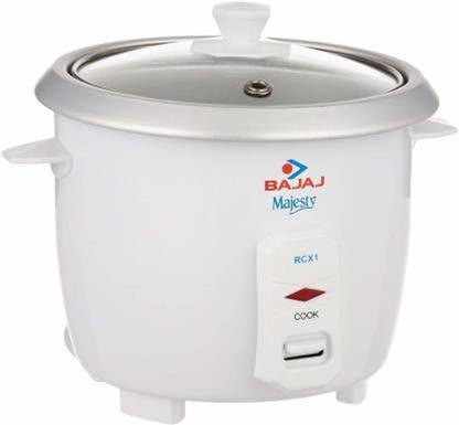 BAJAJ Mini 0.4-Litre Multifunction Rice Cooker (White) Electric Rice Cooker (0.4 L, White) Electric Rice Cooker