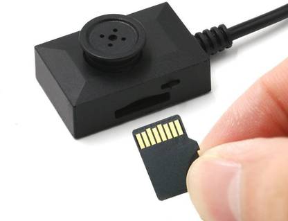 IC PLUS Mini DVR Full HD Button Spy Camera|Hidden Pinhole Video Recorder Camcorder|Works with Power Bank|Mini Cute Button Spy Camera|Video Loop Recording|2M USB Cable Security Camera