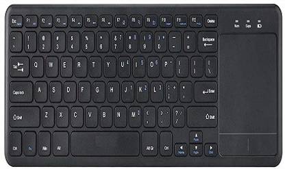 UProNex21 KW280 Slim Wireless Keyboard with Touchpad Wireless Standard Desktop Keyboard