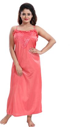 satin Night Dress Nighty for Women