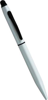 auteur Slim Design Pearl White Color Capacitive Touch Screen Stylus German Ink Ball Pen Multi-function Pen