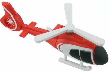 Tobo Novelty Helicopter Shape USB Flash Disk Thumb Drive Pen Drive Memory Stick Data Storage Pendrive. 64 Pen Drive Compatible with Laptop, Desktop Computer, Television USB 2.0 Rubber Case