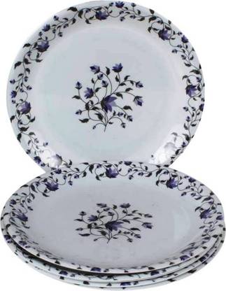 maanya Full kali design melamine plate 6pc set Dinner Plate