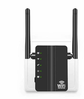 elegantstunning Wireless Repeater Internet Signal Booster Router 2.4 GHz 300 Mbps Wifi Speed Dual Band External Antenna MiFi (Sim Based)