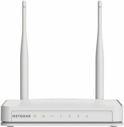 NETGEAR Wi-Fi Router with High Power WiFi Range Extender 2.4 GHz 300 Mbps Wifi Speed Dual Band External Antenna ADSL (Telephone)