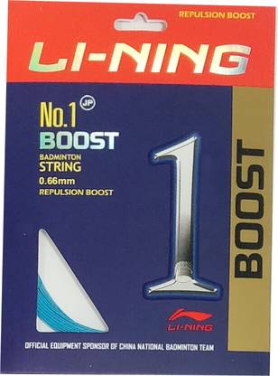 LI-NING String No 1 Repulsion Boost(0.66mm) 0.66 Badminton String - 10 m