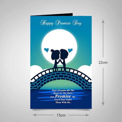 alwaysgift Romantic Promise Day Greeting Card Greeting Card