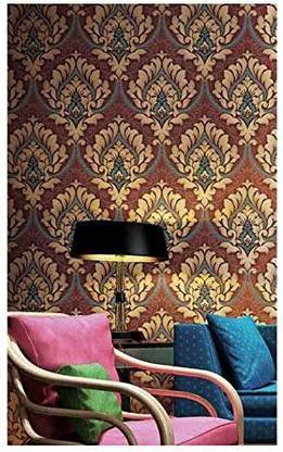 Silk Decor Paper Decorative Multicolor Wallpaper