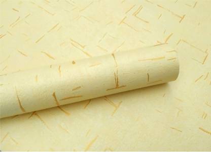 Texoplast Embossed Architecture Yellow Wallpaper