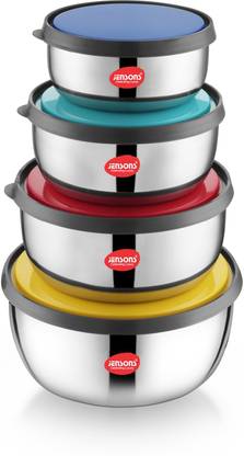 Jensons Steel Cookie Jar  - 1375 ml, 1000 ml, 625 ml, 375 ml