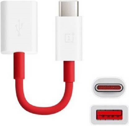 APNA KANHA USB Type C Cable 2 A 0.2 m High Quality One Plus Type C OTG Cable OTG Adapter Type C OTG Cable for One Plus Fast Data Transfer OTG Type C Usb 3.1 to Usb 3.0 OTG Cable Connector For Multipurpose Use - Pen Drive/ Flash Drive/ Card Reader/ Keyboard/ Mouse/ Premium Quality OTG Cable Compatible For One Plus 3T/ One Plus Three T/ One Plus 5/ 5T/ Type C OTG Adapter/ Otg Cable For Mobile Phones For All Type C Supported Smartphone Devices (Best Type C OTG Cable) (Red)