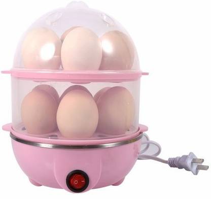 royconsultancy Double Layer Boiler Steamer Electric Boiler Steamer Poacher Electric Double Layer Boiler (multi color-14 Eggs) Egg Cooker