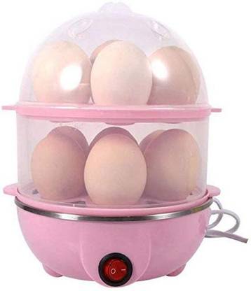 FRIEDERICH Multifunctional 2 in 1 Electric Egg Boiling Steamer Egg Frying Pan Egg Boiler Electric Automatic off with Egg Boiler Machine Non-Stick Electric Egg Frying Pan (Multi) Double Layer Boiler Steamer New Electric Boiler Egg Cooker Egg Cooker