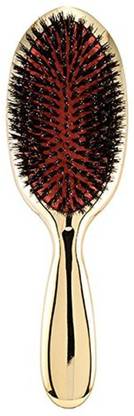 Creative Hair Brushes Gold Natural Boar Bristle Classic Pocket Hair Brush