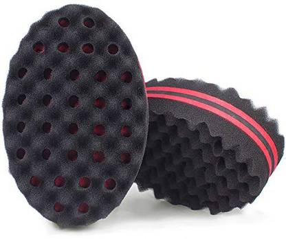 Bthair Small Waves Hair Sponge Curlers Coil For Natural Hair Afro Barber Twist Magic Dread Curl Curling Sponges Locking Nappy For Men And Women(1 Pack)