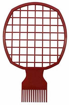 Yasover Afro Twist Comb For Natural Hair & Dreads, Curl Hair, Weave Dreadlocks, 2 In 1 Diy Afro Hair Coil Pick Combs For Men, Women Barber & Personal Use, Professional Styling Tool, Easy To Clean (Red)