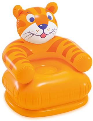 Toyland Happy Animal Tiger Teddy Sofa/ Chair (Yellow) Inflatable Sofa/ Chair