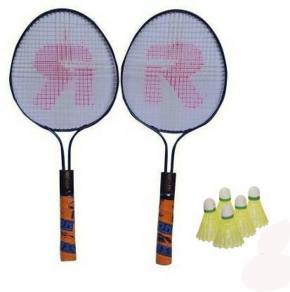 sports trading rajson Double Rod Badminton Rackets For Kids With 5 Shuttles Badminton Kit Badminton Kit