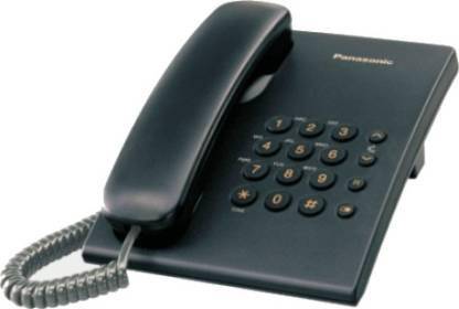 Beetel Panasonic KX-TS500MX Single Line Corded Phone Corded Landline Phone with Answering Machine