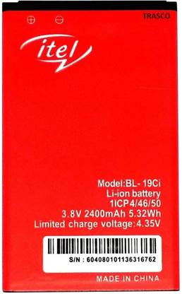 Trasco Mobile Battery For  Itel BL-19CI