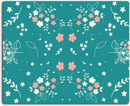 Shop Grab Floral pattern Mousepad| Designer Mousepad | Printed-87 Non Slip Base Mousepad